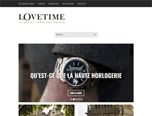 Tablet Screenshot of lovetime.fr